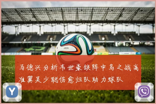 马德兴分析韦世豪缺阵中乌之战高准翼吴少聪伤愈归队助力球队
